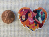 Second view of Tangled Heart Needle Minder.