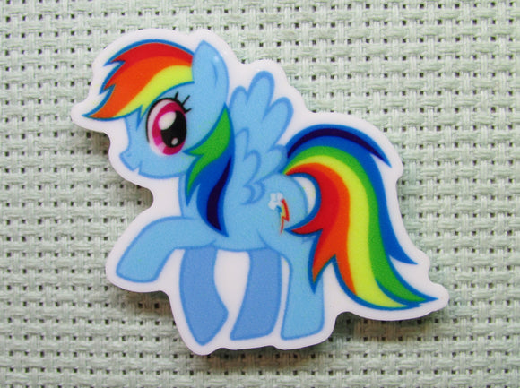 First view of the Rainbow Colored Pony Needle Minder