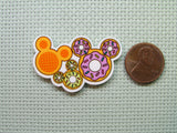 Second view of the Donut and Waffle Mouse Head Treats Needle Minder
