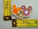 Third view of the Donut and Waffle Mouse Head Treats Needle Minder