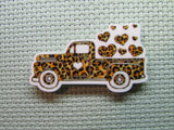 First view of the Animal Print Truck Full of Hearts Needle Minder