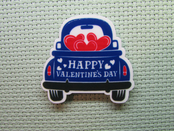 First view of the Happy Valentines Day Truck Needle Minder