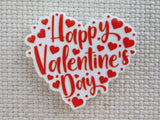 First view of Happy Valentines Heart Needle Minder.