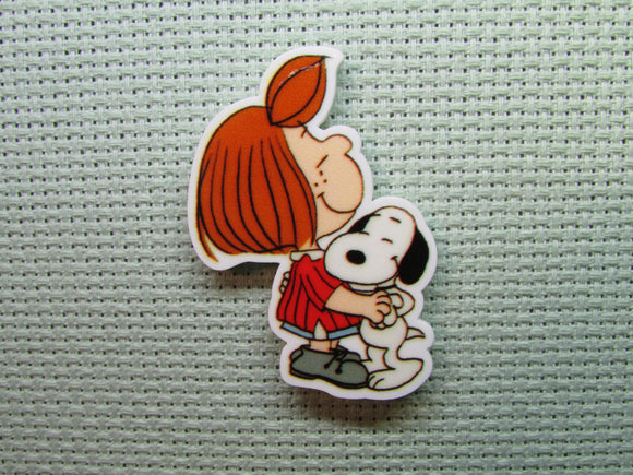 First view of the Peppermint Patty and Snoopy Needle Minder