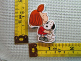 Third view of the Peppermint Patty and Snoopy Needle Minder