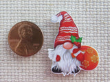 Second view of Christmas Gnome Carrying a Bag of Gifts Needle Minder.