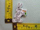 Third view of the Cartoon Rabbit Eating A Carrot Needle Minder