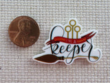 Second view of I'm A Keeper Needle Minder.