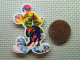 Second view of the Splash Mountain Mouse Silhouette Needle Minder