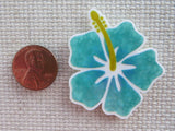 Second view of Blue Hibiscus Needle Minder.