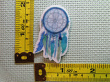 Third view of the Blue Dreamcatcher Needle Minder