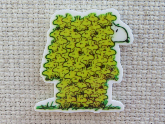 First view of Woodstock Covered Doghouse Needle Minder.