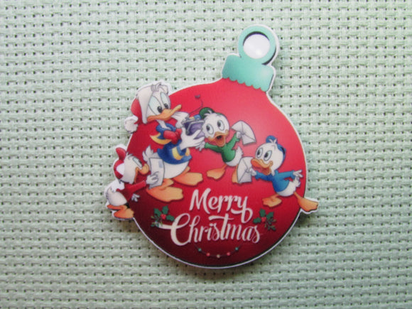 First view of the Donald Duck and his Nephews Merry Christmas Needle Minder