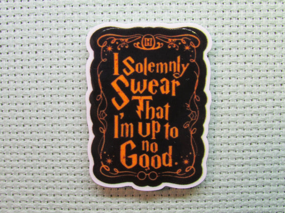 First view of the I Solemnly Swear That I'm Up To No Good Needle Minder