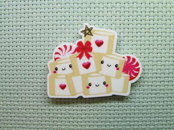 First view of the Christmas Cheer Marshmallow Friends Needle Minder