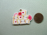 Second view of the Christmas Cheer Marshmallow Friends Needle Minder