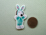 Second view of the Snoopy Dressed as a Bunny Needle Minder