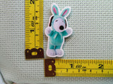 Third view of the Snoopy Dressed as a Bunny Needle Minder