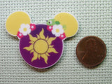 Second view of the Rapunzel Mouse Head Needle Minder