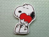 First view of the Heart Hugging Snoopy Needle Minder