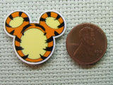 Second view of the Tigger Mouse Head Needle Minder