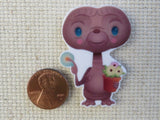 Second view of ET with a Flower Pot Needle Minder.