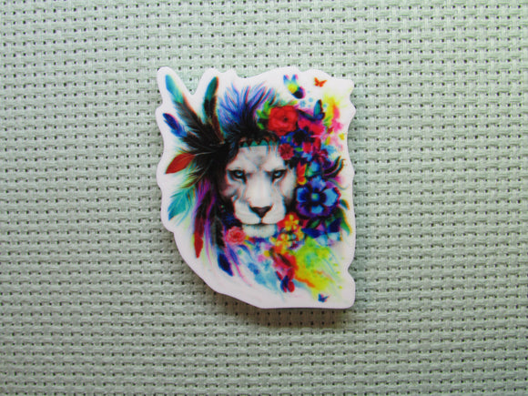 First view of the Amazing Lion Needle Minder