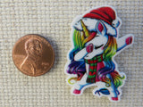 Second view of dancing unicorn needle minder.