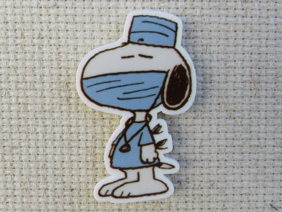 First view of Surgeon Snoopy Needle Minder.