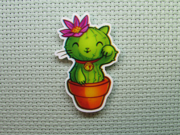 First view of the Potted Cat-cus Needle Minder