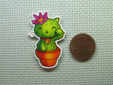 Second view of the Potted Cat-cus Needle Minder