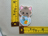 Third view of the Kitty Wants to Play with the Fishy Needle Minder