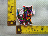 Third view of the Colorful Spotted Cat Needle Minder