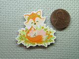 Second view of the Momma Fox with her Pup Needle Minder