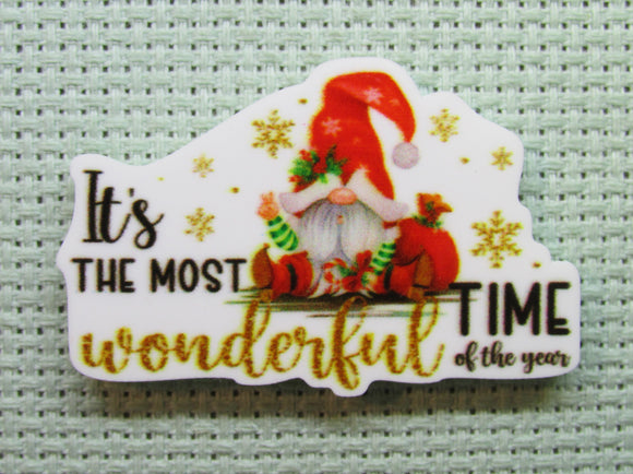 First view of the It's the Most Wonderful Time of the Year Needle Minder