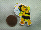 Second view of the Pooh Dressed as a Bumble Bee Needle Minder