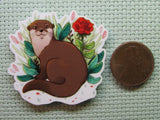 Second view of the Outrageous Otter Needle Minder