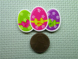 Second view of the A Trio of Decorated Easter Eggs Needle Minder