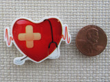 Second view of Heart Health Needle Minder.