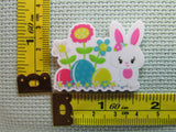 Third view of the Easter Bunny in the Garden Needle Minder