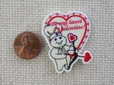 Second view of Be My Sweet Valentine! Needle Minder.