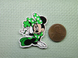 Second view of the Minnie all Dressed for St Patrick's Day Needle Minder