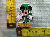 Third view of the Mickey all Dressed for St Patrick's Day Needle Minder