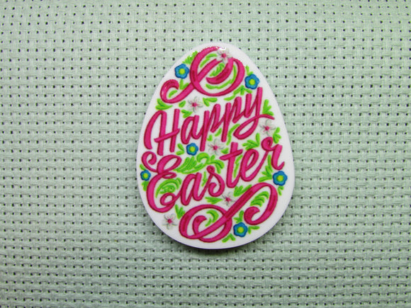 First view of the Happy Easter Egg Needle Minder