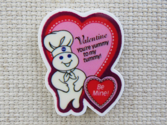 First view of Valentine, You're Yummy to my Tummy Needle Minder.