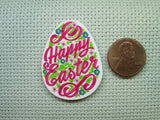 Second view of the Happy Easter Egg Needle Minder