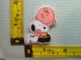 Third view of the A Boy Hugging his Dog Needle Minder