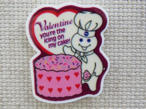 First view of Valentine You're The Icing On My Cake! Needle Minder.