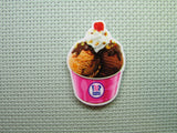 First view of the Ice Cream Sundae Needle Minder