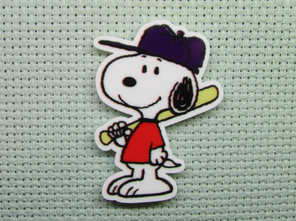 First view of the Baseball Snoopy Needle Minder